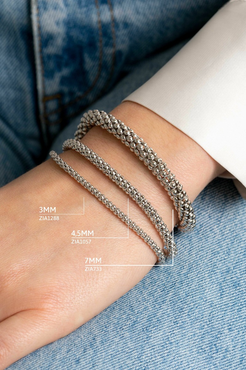 ZINZI Sterling Silver Chain Bracelet 21cm ZIA1057-21