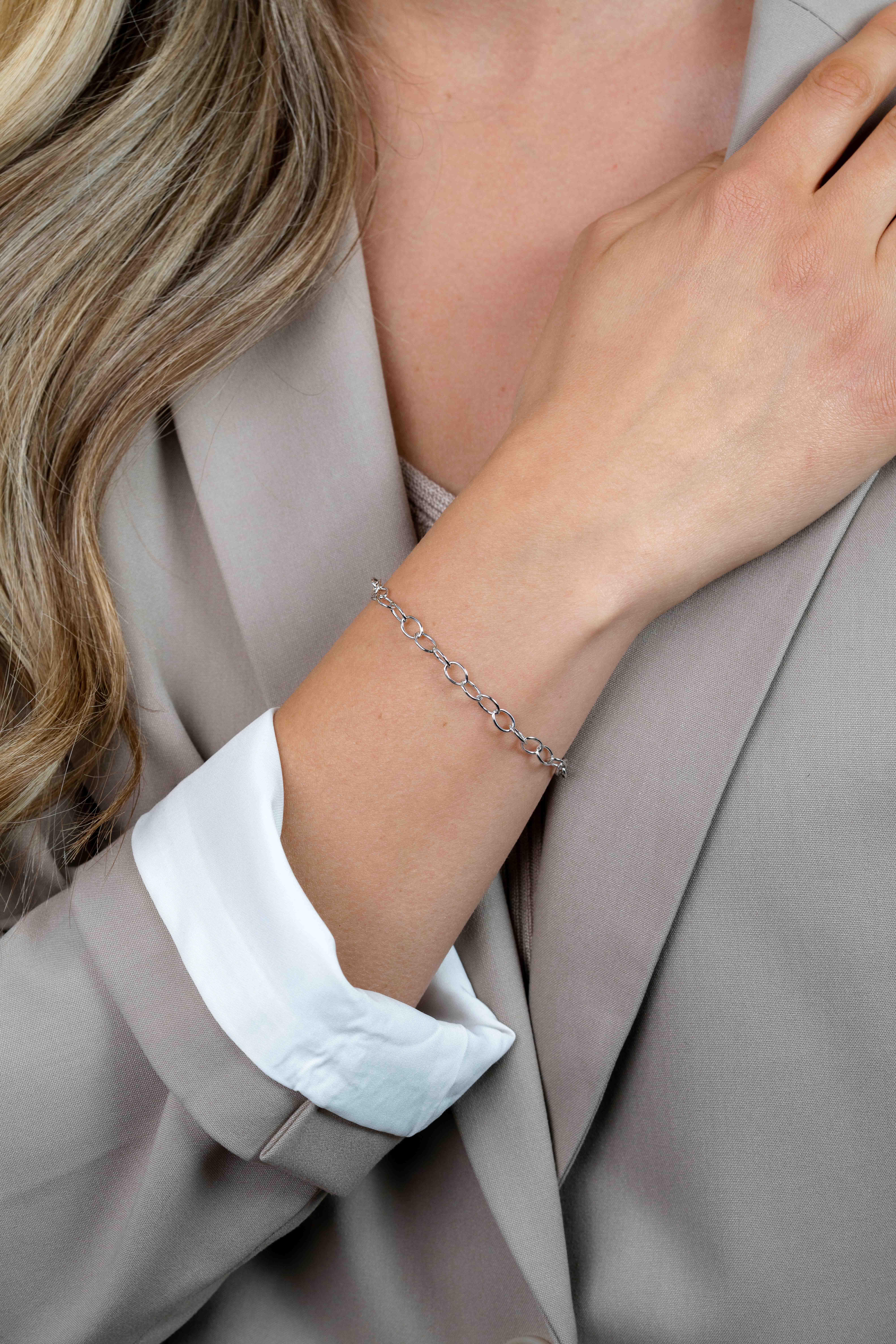 ZINZI CHARMS Sterling Silver Bracelet for Charms CH-A2