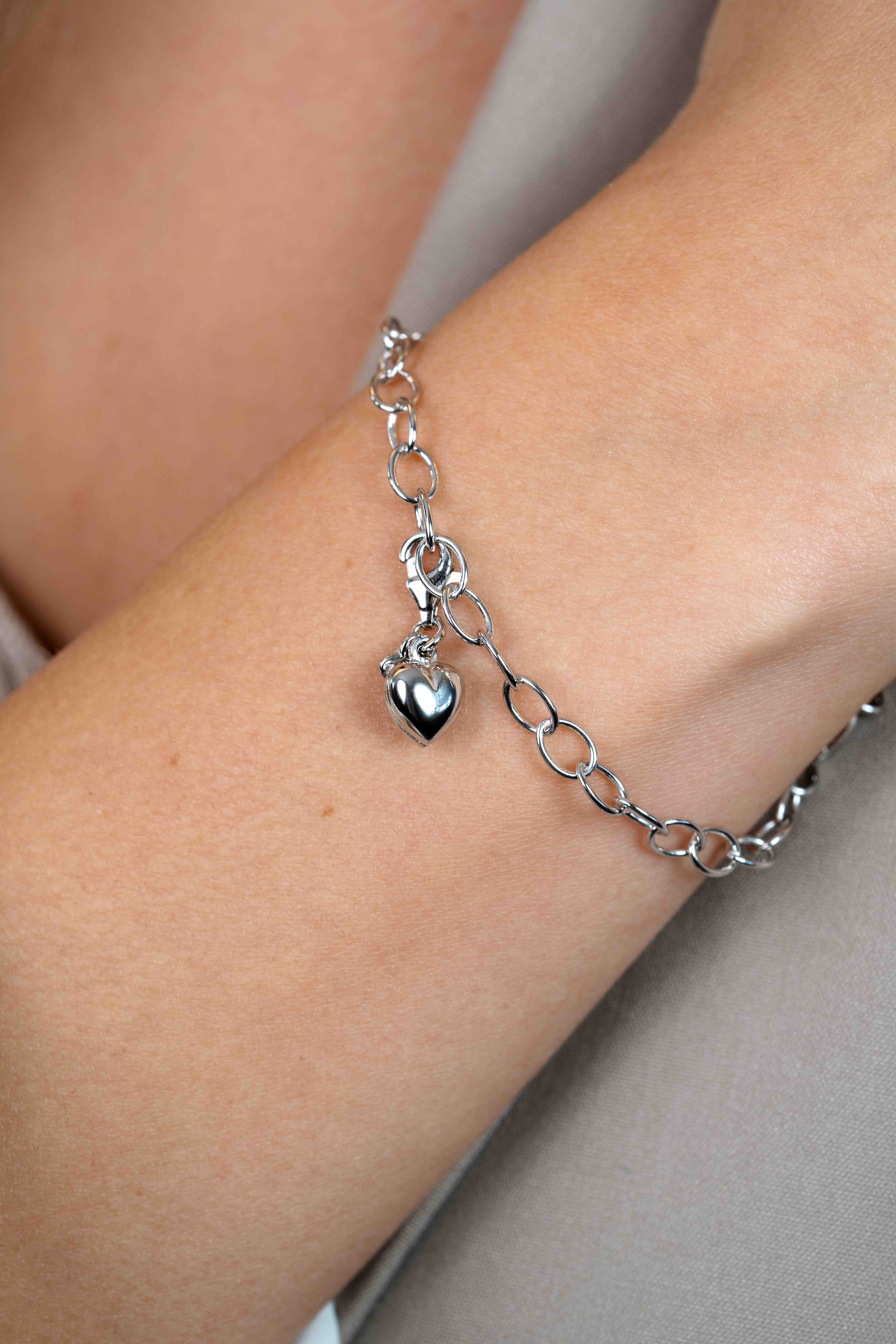 ZINZI CHARMS Sterling Silver Bracelet for Charms CH-A2