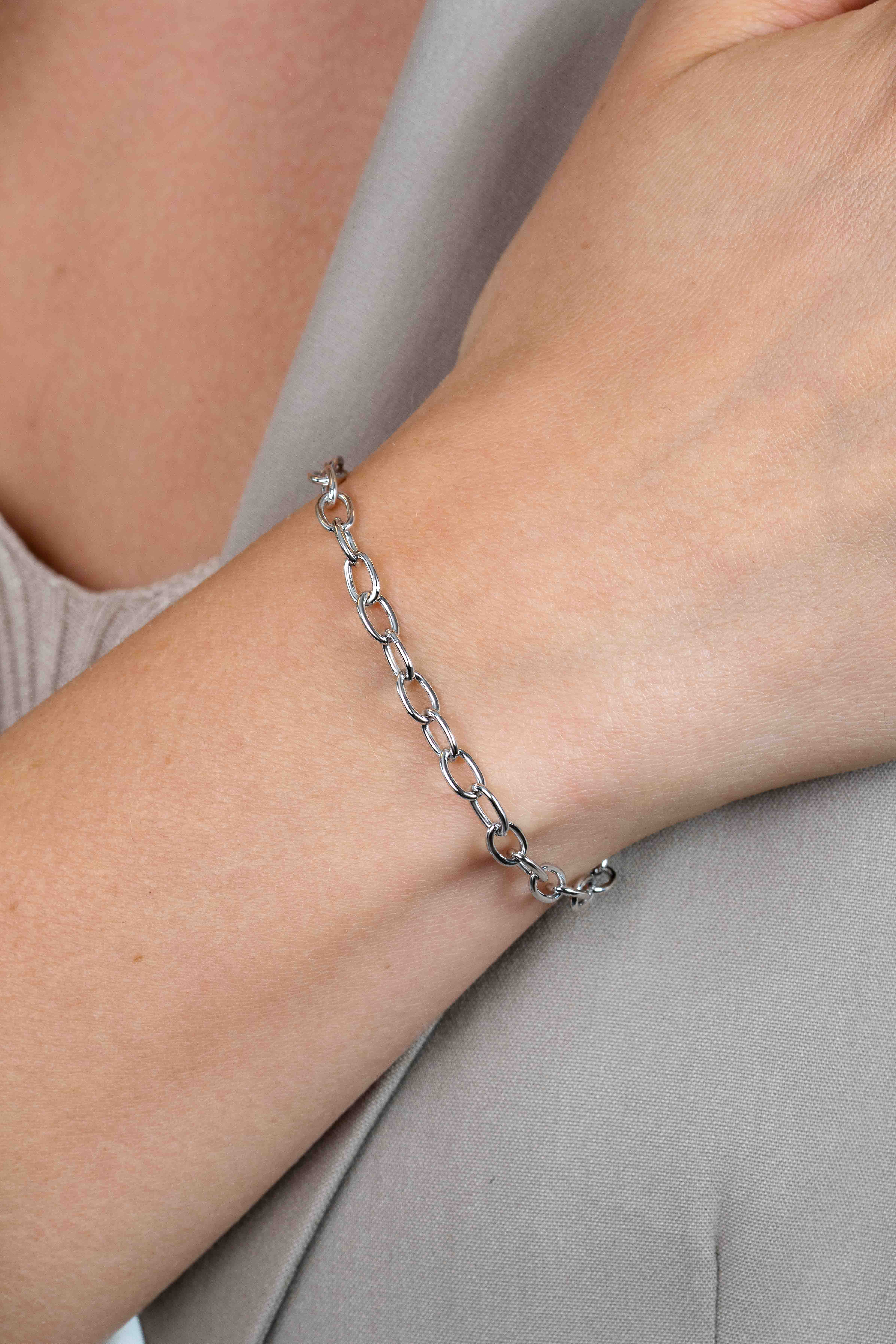 ZINZI CHARMS Sterling Silver Bracelet for Charms CH-A2