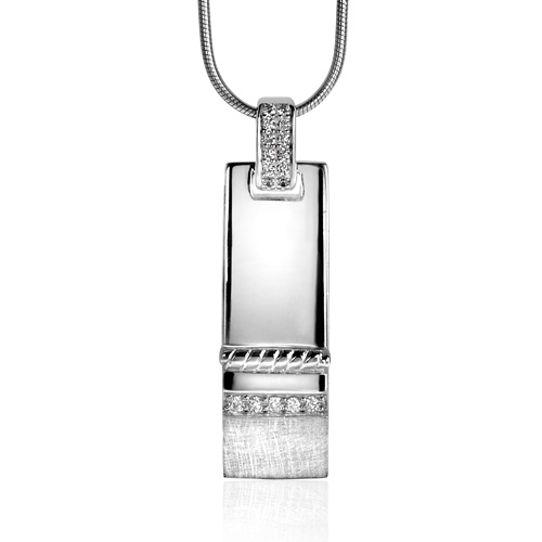ZINZI Sterling Silver Pendant by Dutch Designer Mart Visser MVH6
