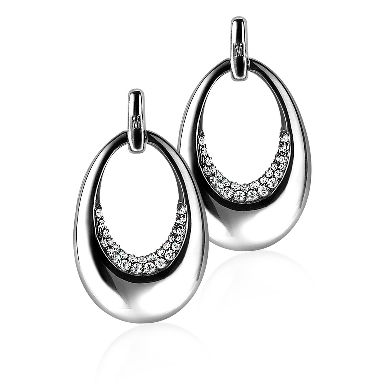 ZINZI Sterling Silver Earrings by Dutch Designer Mart Visser MVO10