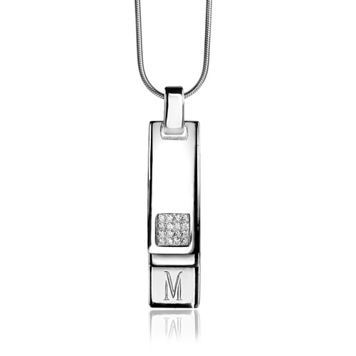 ZINZI Sterling Silver Pendant by Dutch Designer Mart Visser MVH5