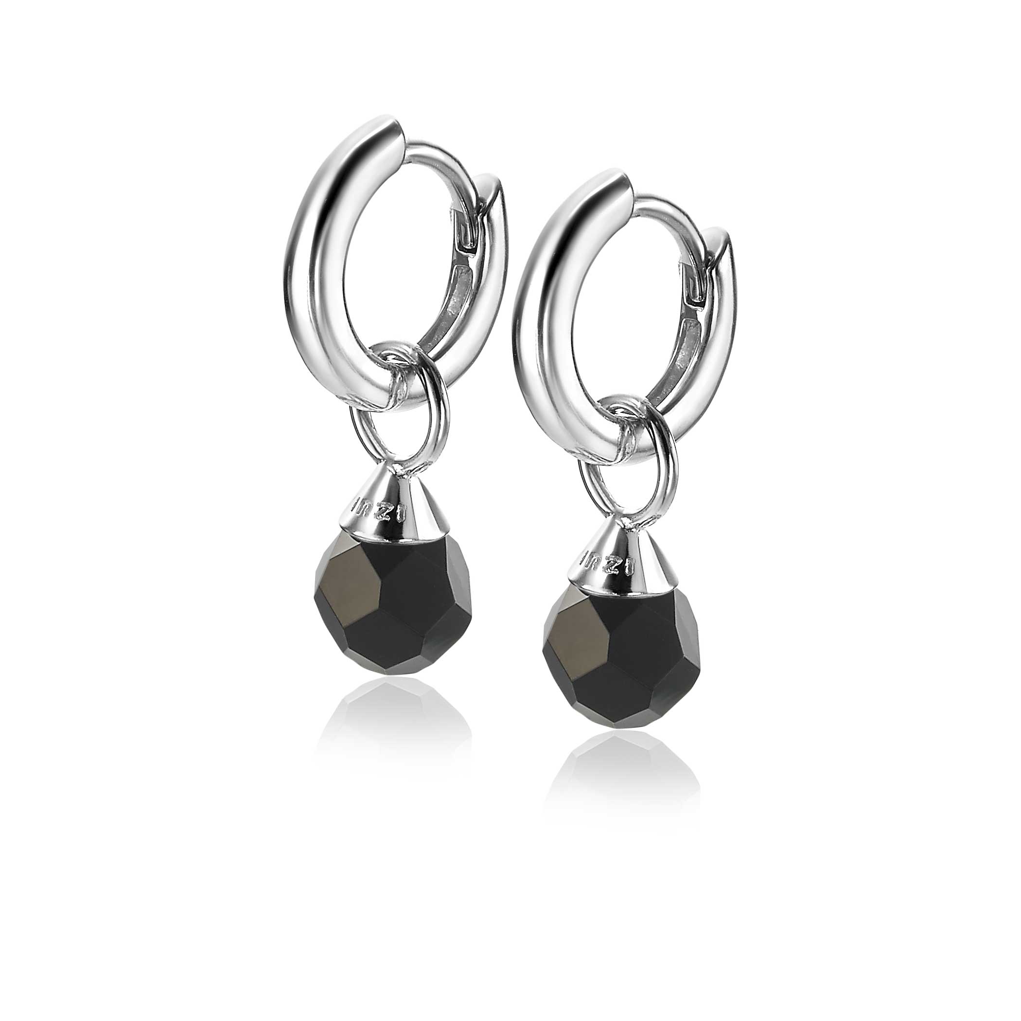 ZINZI Sterling Silver Earrings Pendants Black ZICH1749Z (excl. hoop earrings)