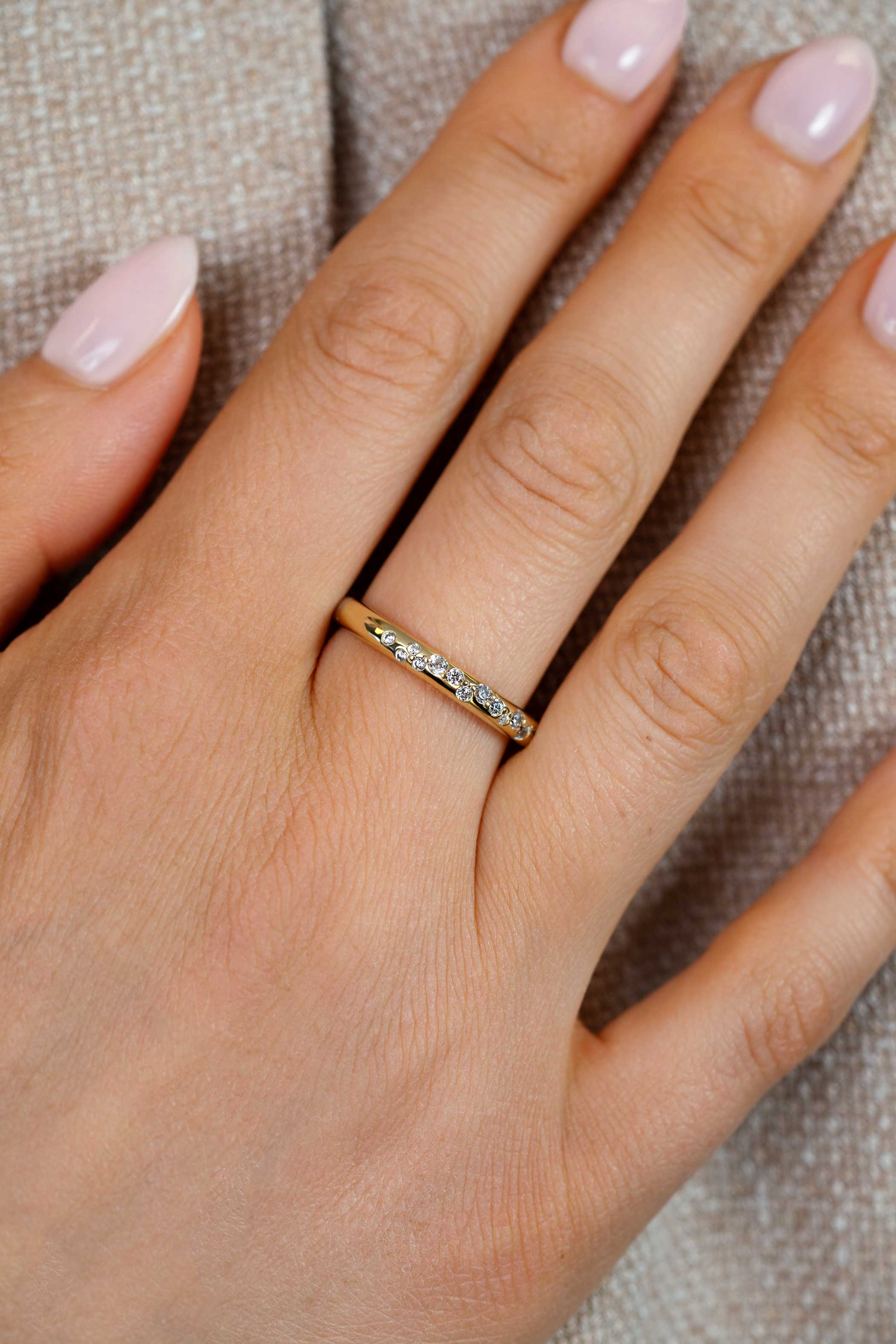 ZINZI zlv. ring gg.verg. met zirconia's pave mt.62