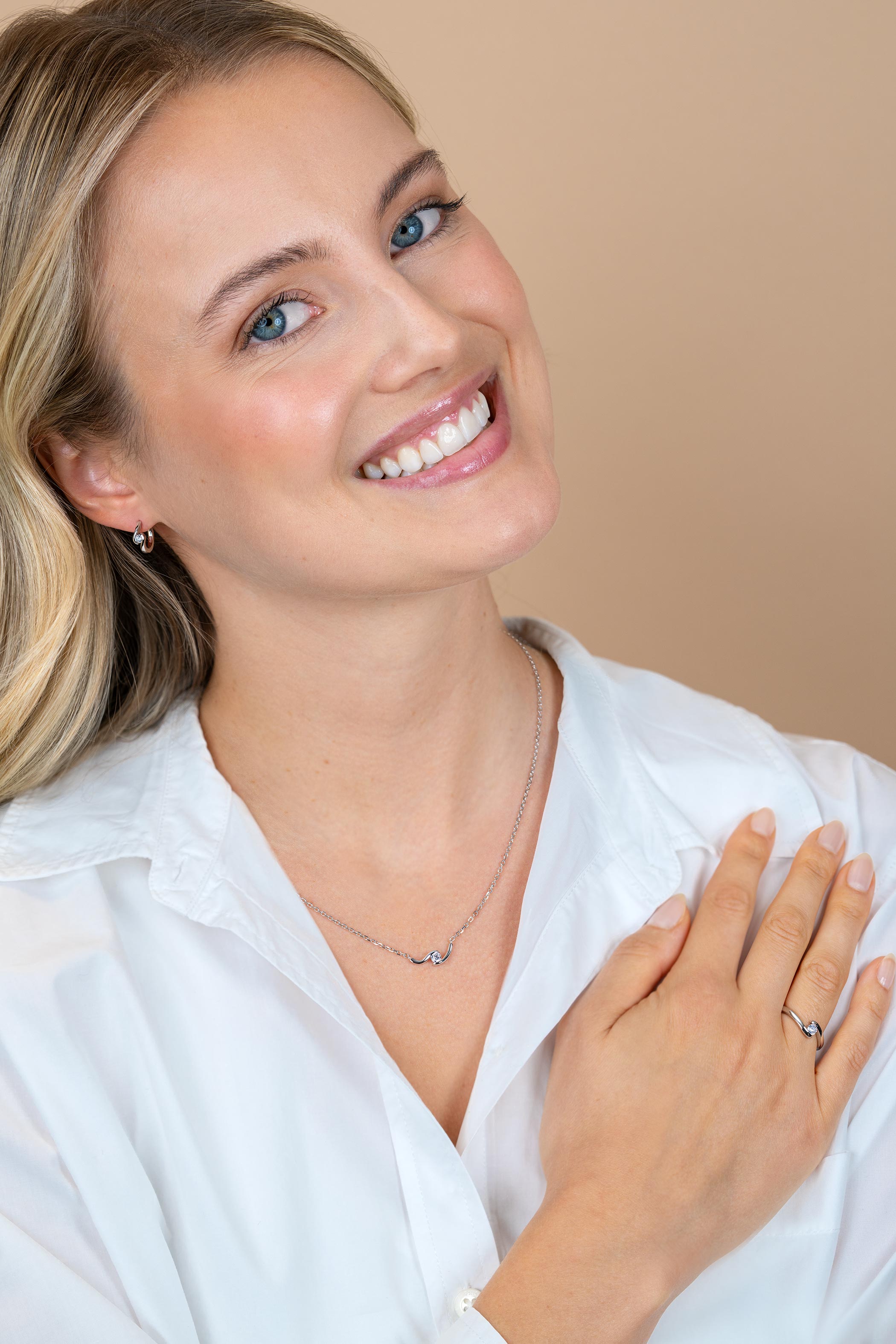 ZINZI zlv. ring slagmodel met zirconia mt.62