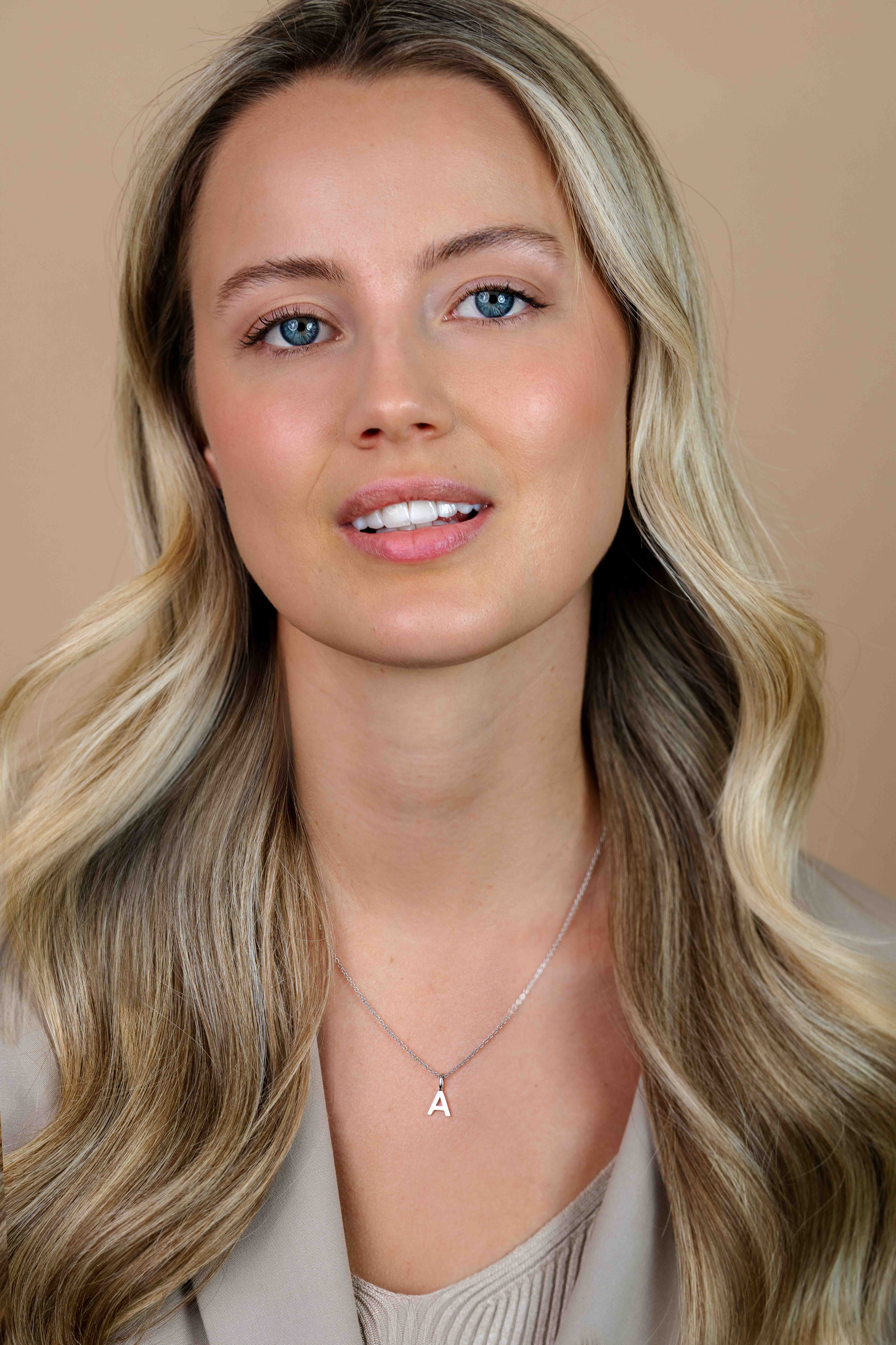 ZINZI Sterling Silver Letter Pendant A ZIH2140A