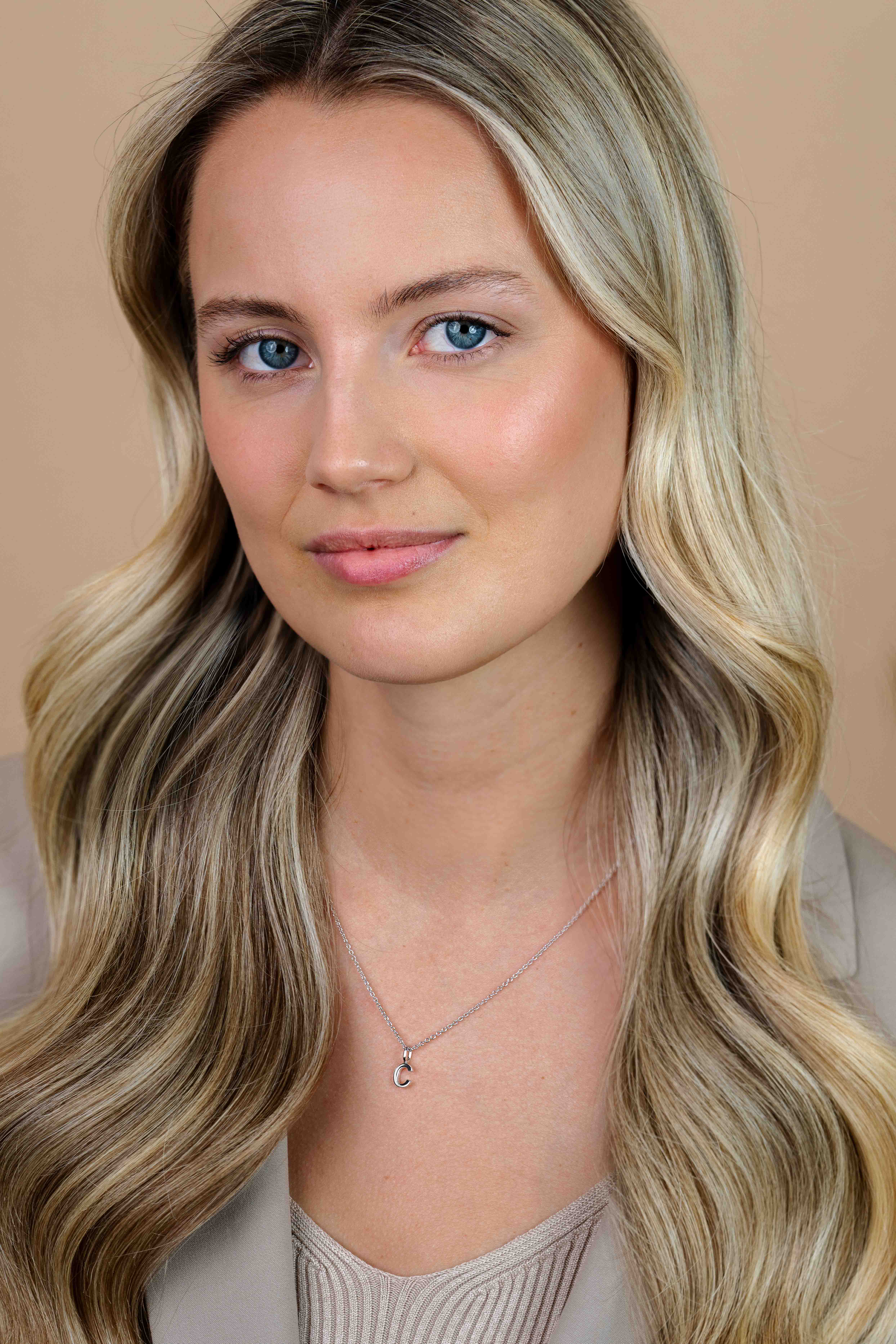 ZINZI Sterling Silver Letter Pendant C ZIH2140C