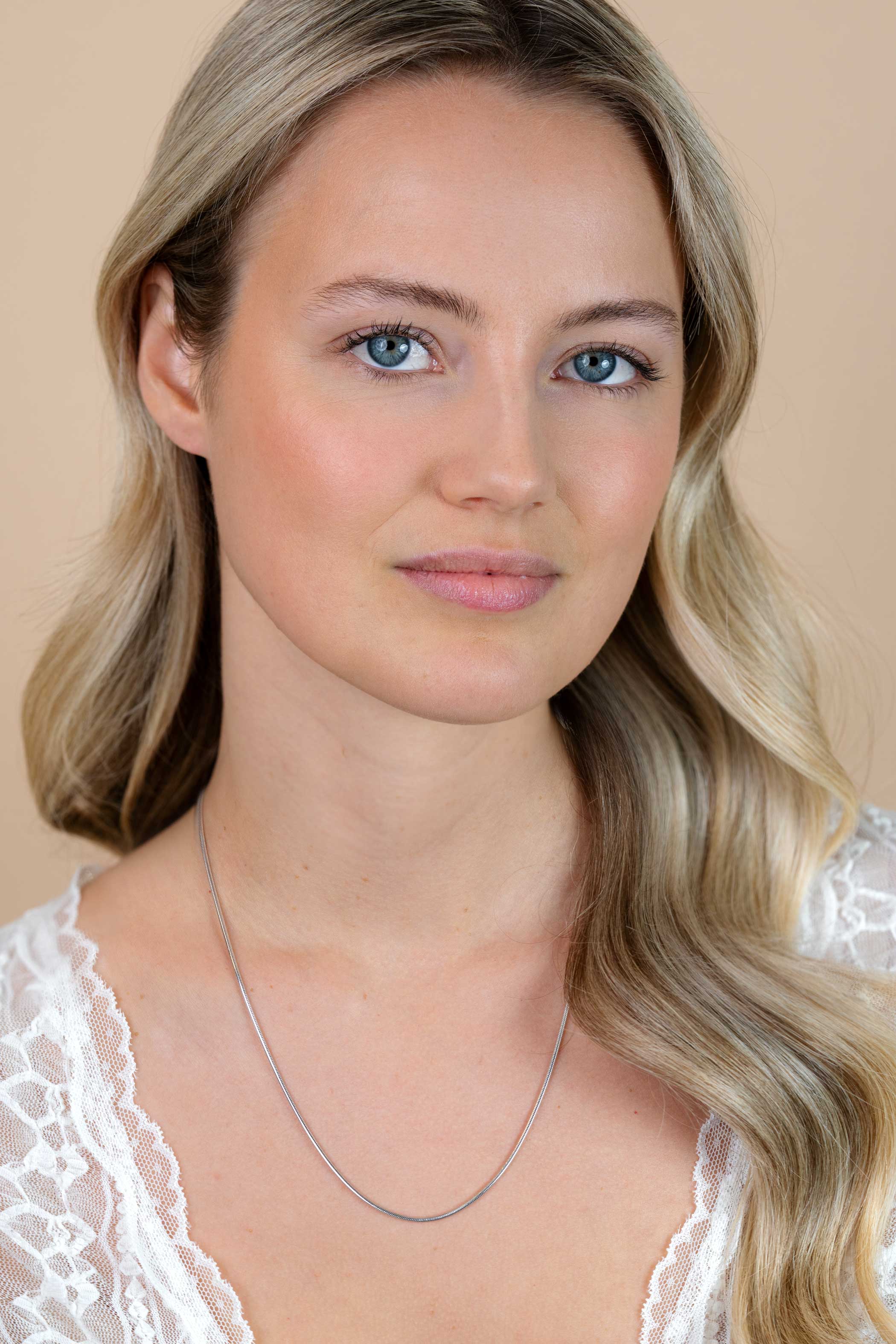 ZINZI Sterling Silver Snake Necklace 1,5mm width 50cm ZISL15-50