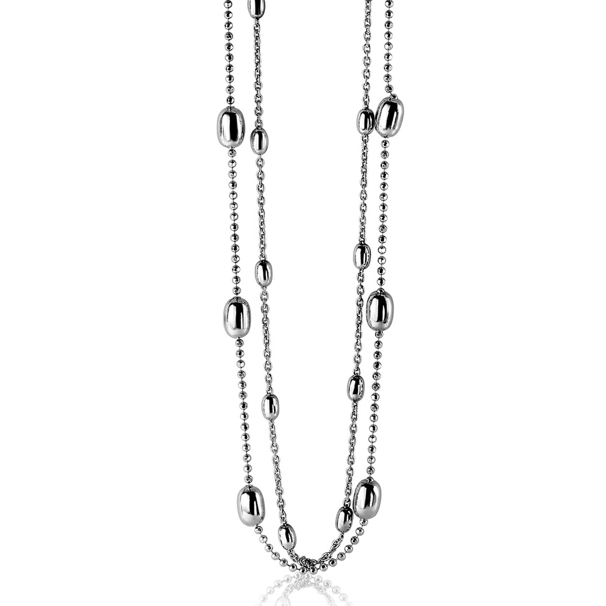 ZINZI Sterling Silver Fantasy Necklace 42-45cm ZIC1191