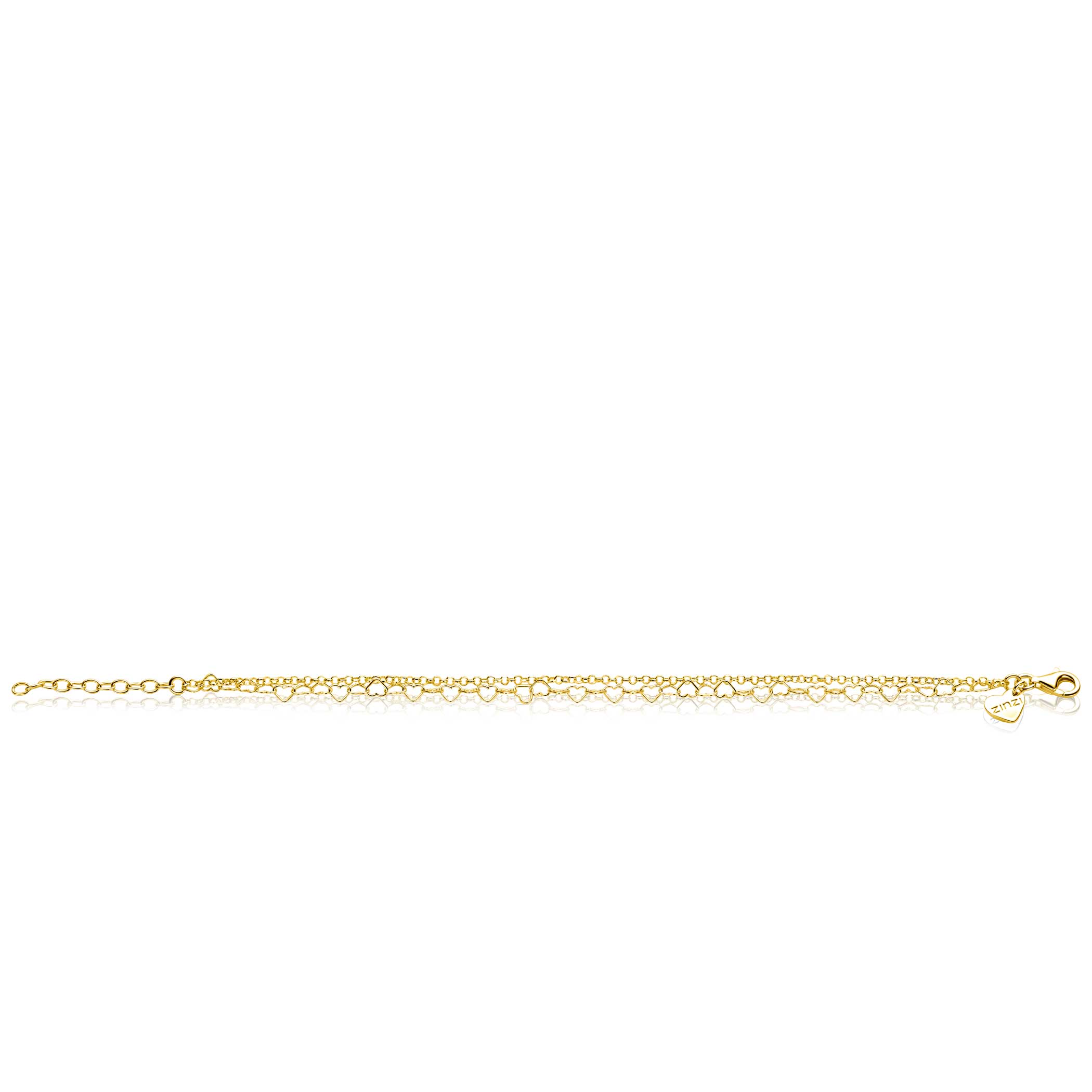 ZINZI zlv. multi-look armb.gg.verg. 2 rijen hartjes/ jass.