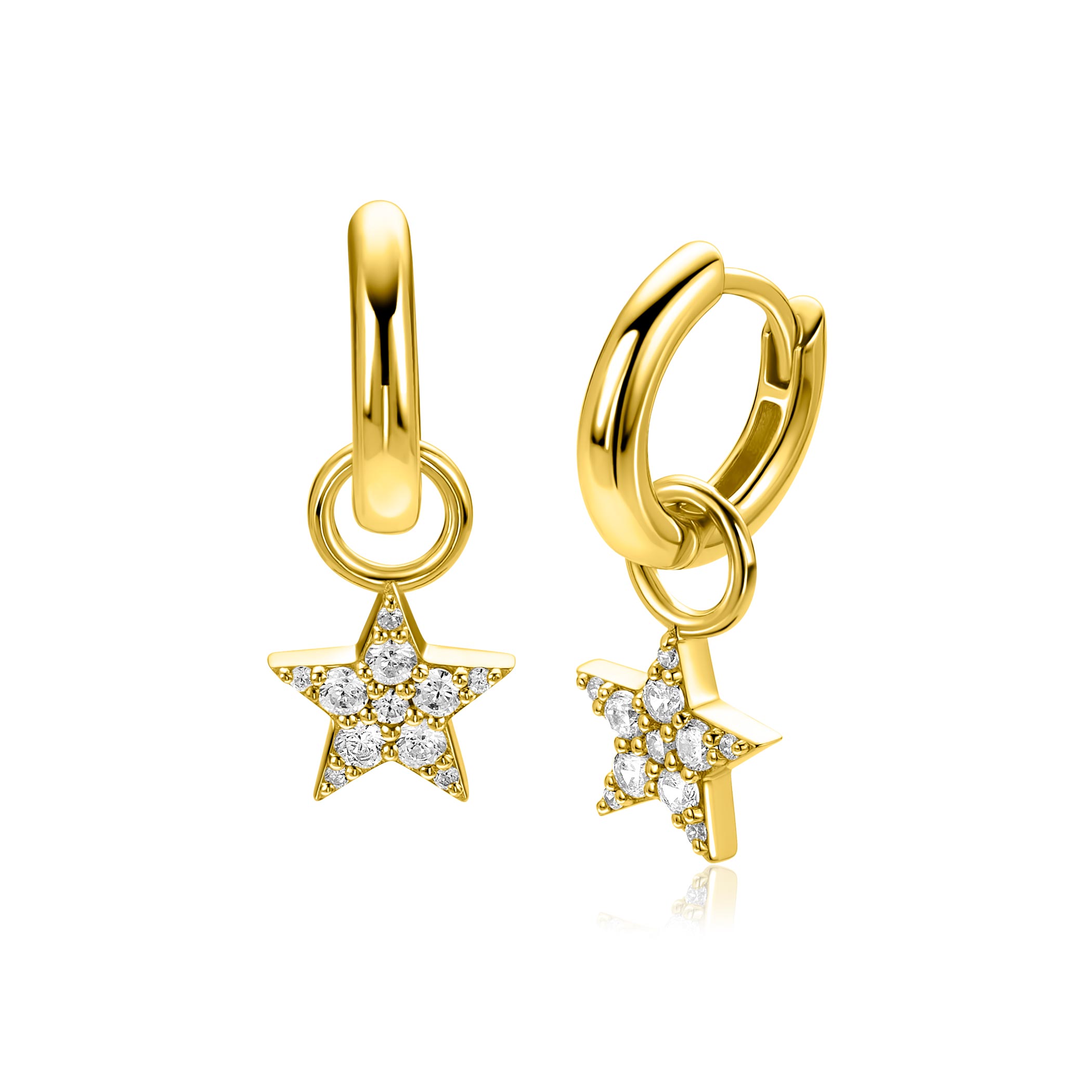 ZINZI zlv. oorbedels gg.verg.ster pave bezet zirc.