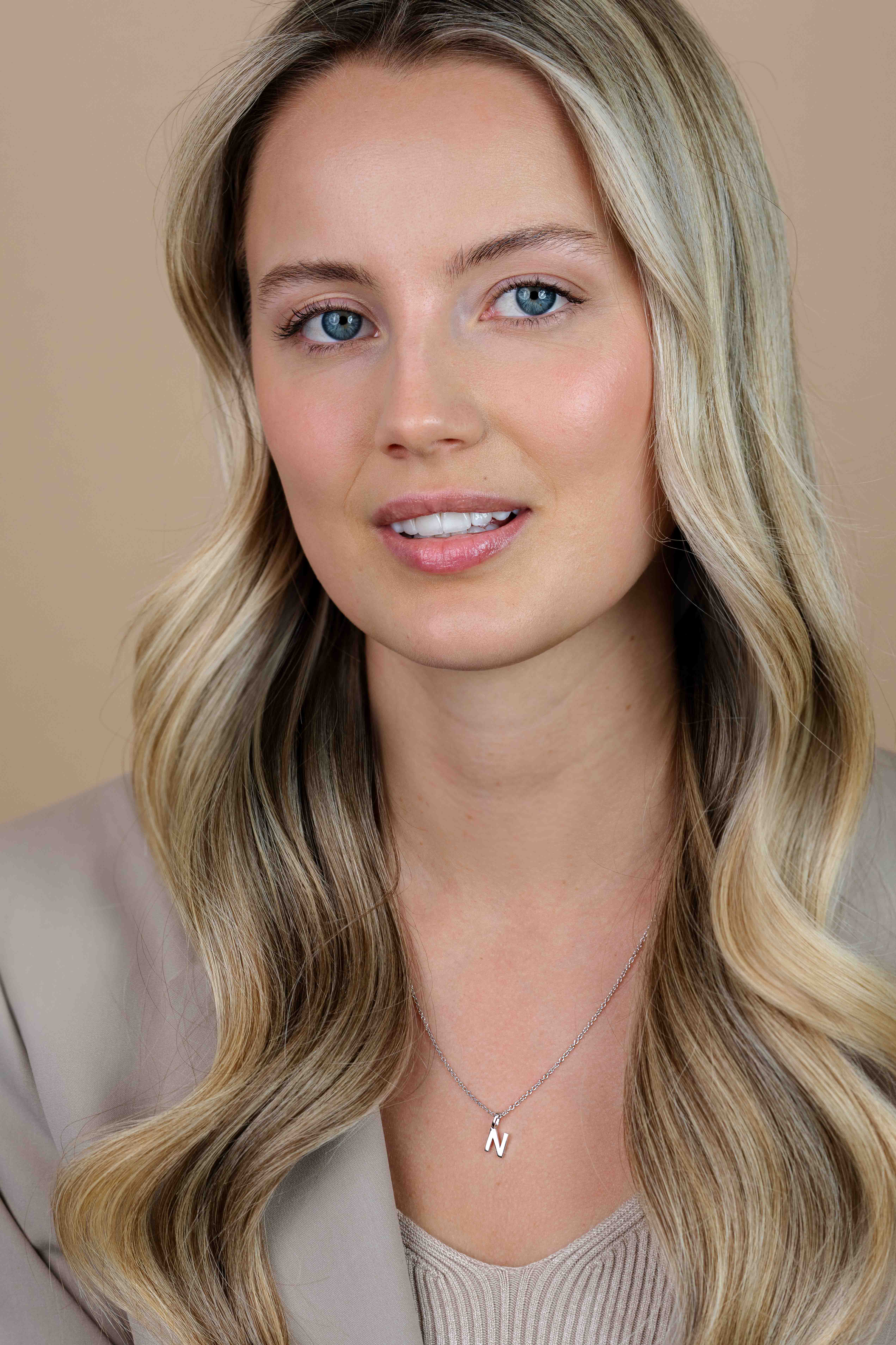 ZINZI Sterling Silver Letter Pendant N ZIH2140N