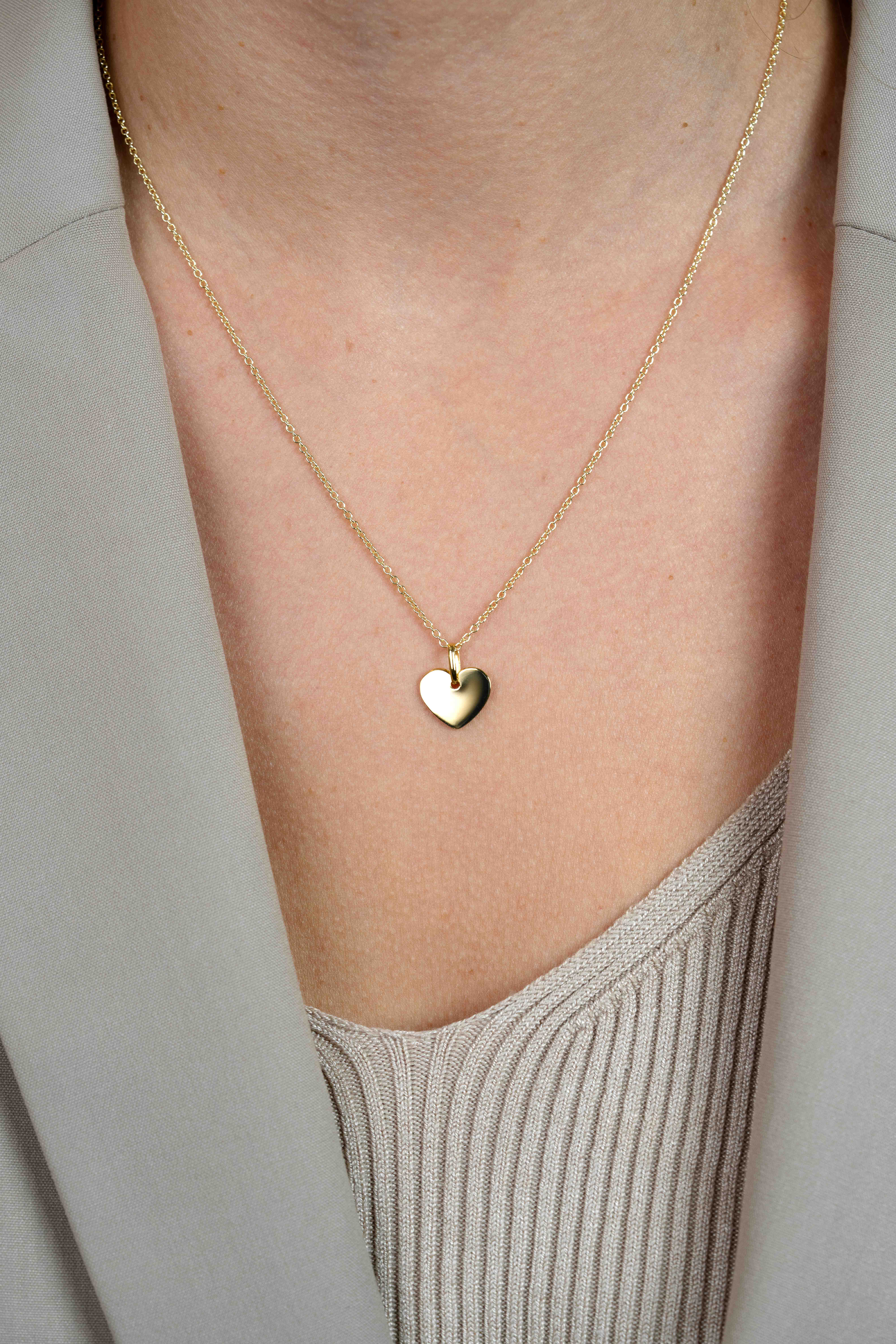 ZINZI zlv. hanger gg verg. glanzend hart 12mm