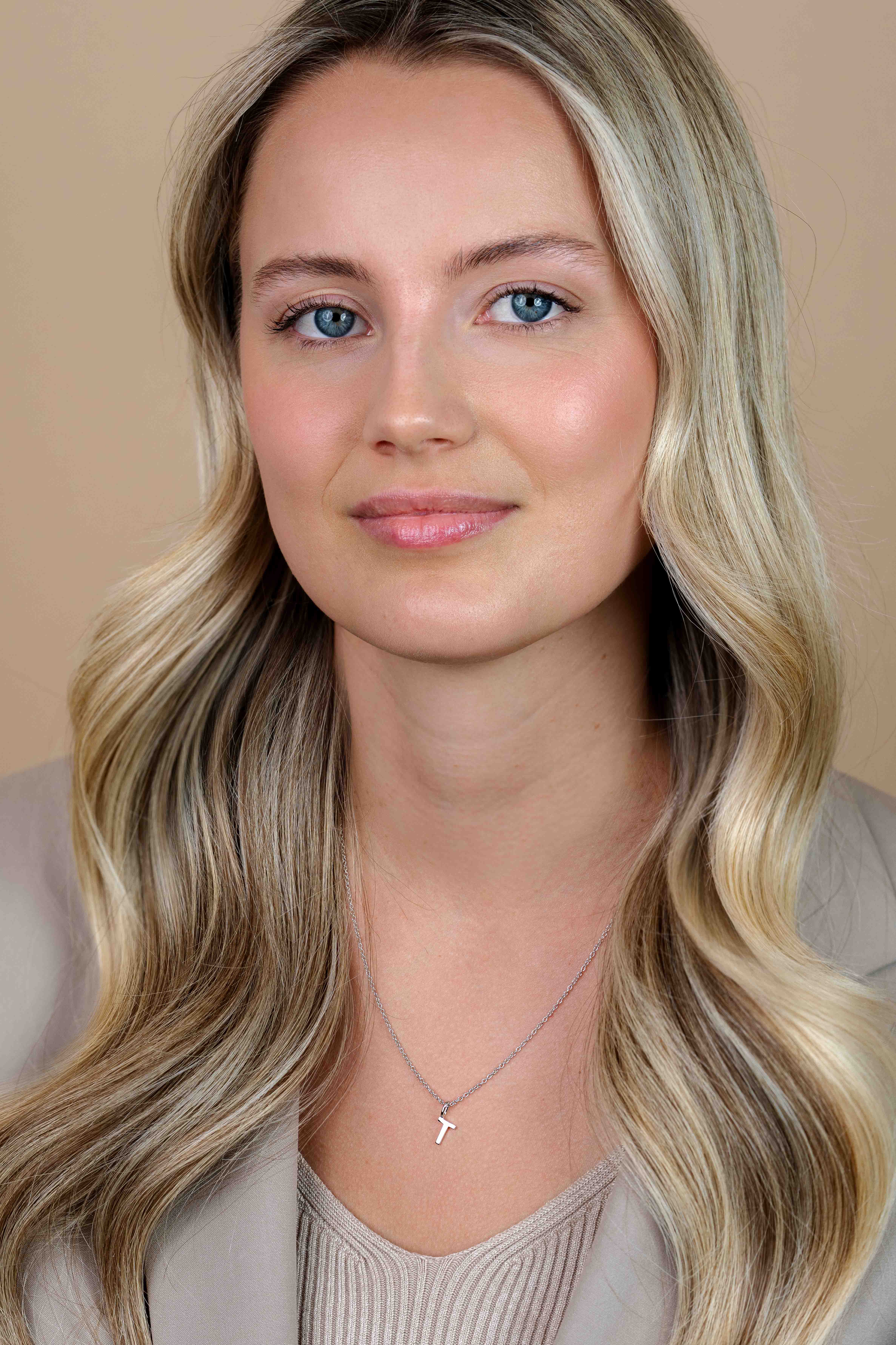 ZINZI Sterling Silver Letter Pendant T ZIH2140T