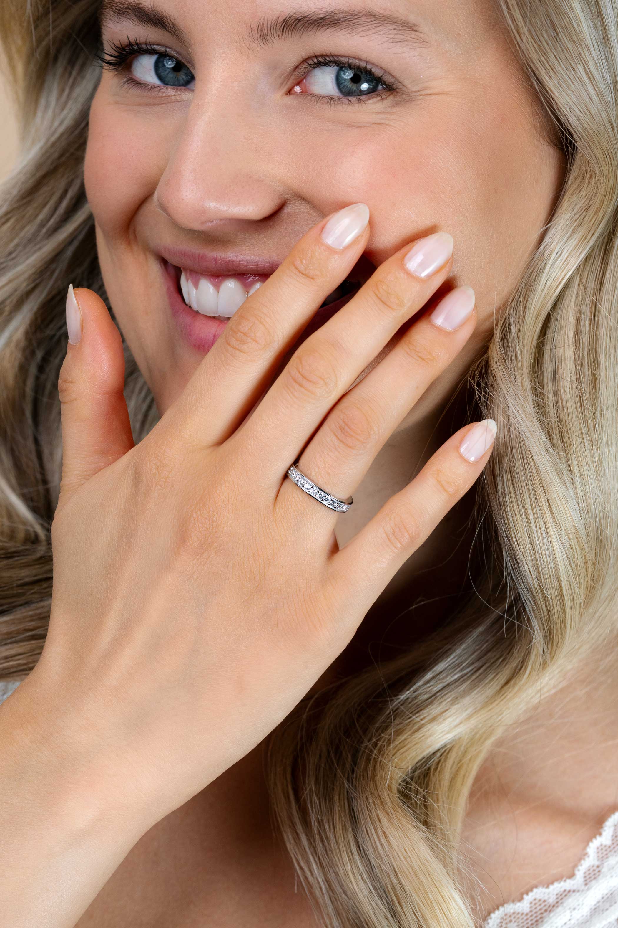 ZINZI Sterling Silver Ring White ZIR2050