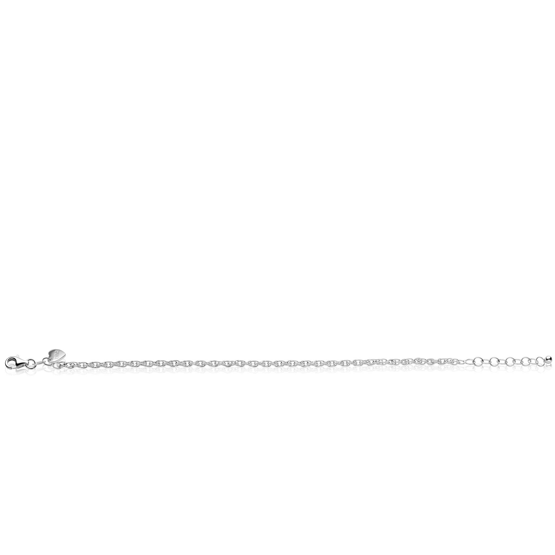 ZINZI zlv. armband fantasie koord