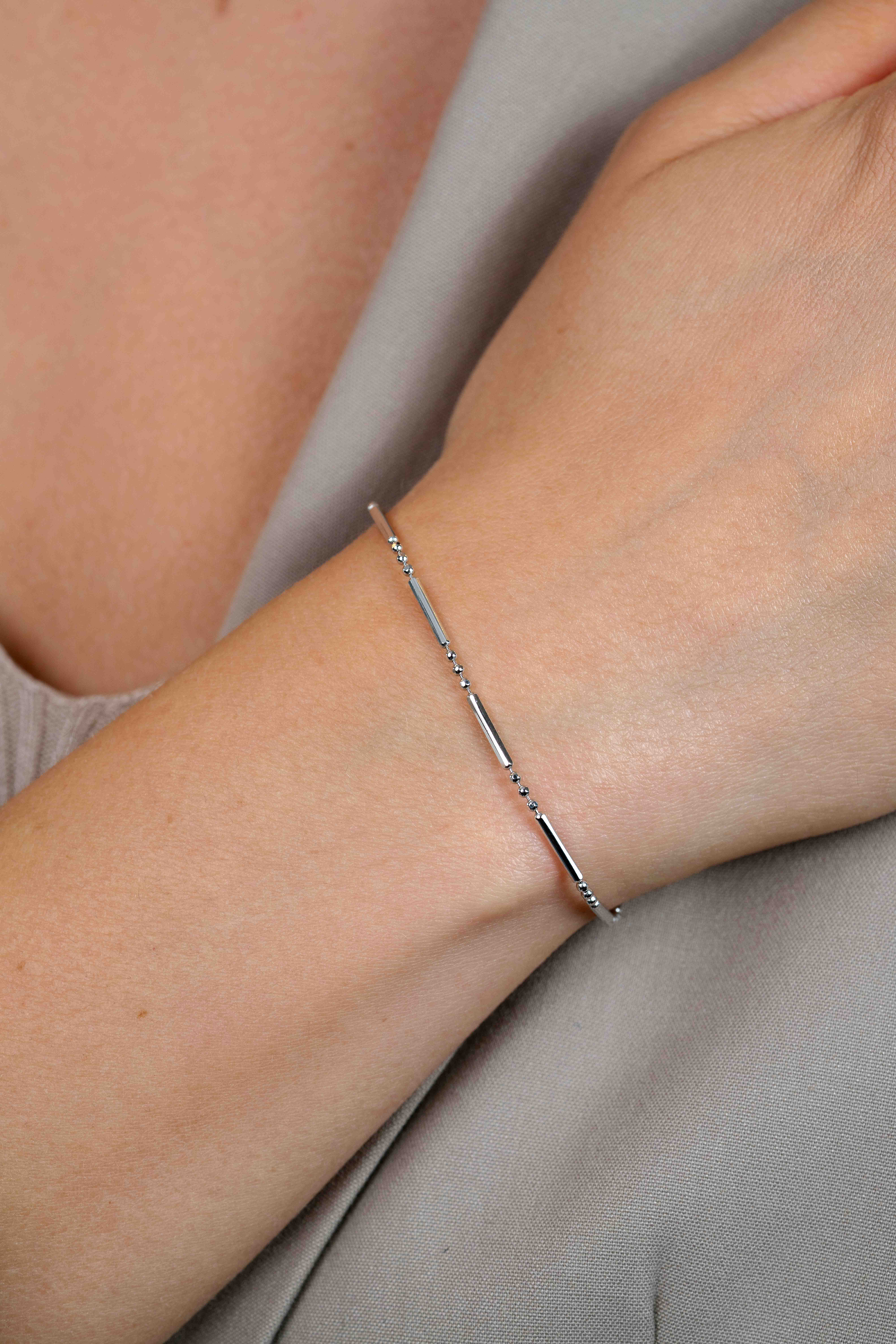 ZINZI Sterling Silver Fantasy Bracelet Bars ZIA1452