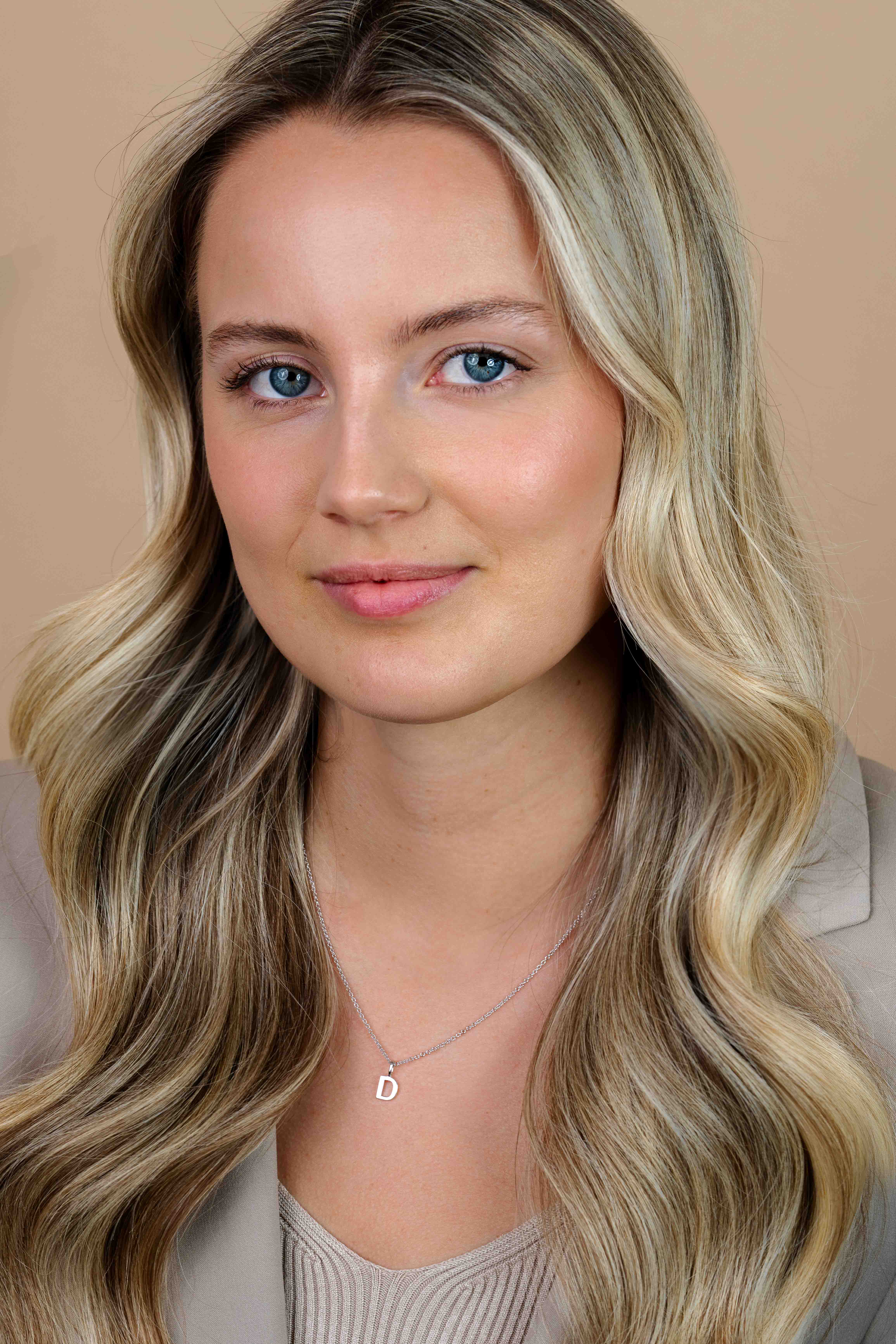 ZINZI Sterling Silver Letter Pendant D ZIH2140D