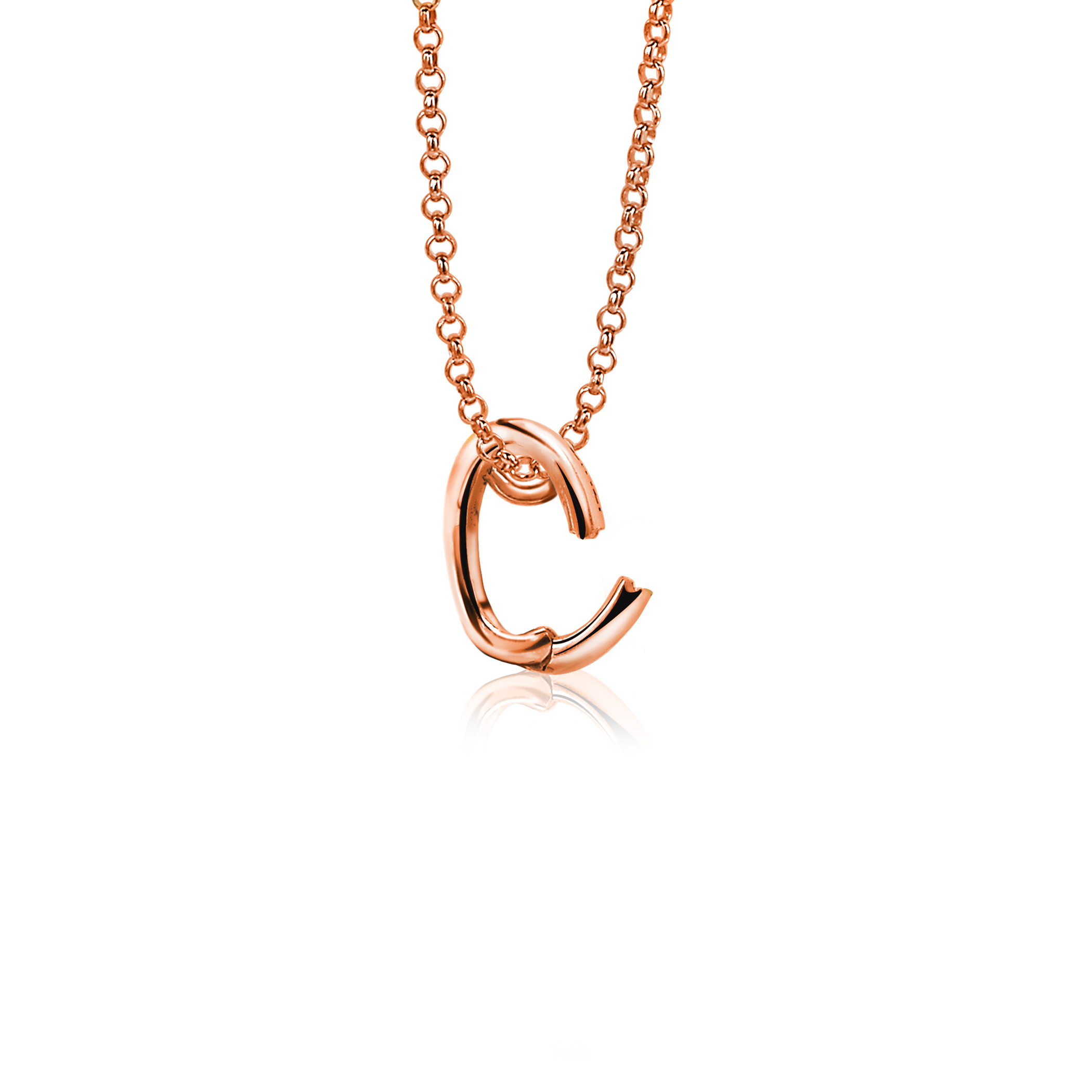 ZINZI Rose Gold Plated Sterling Silver Pendant to wear Earrings Pendants on a Necklace ZIH1CHR