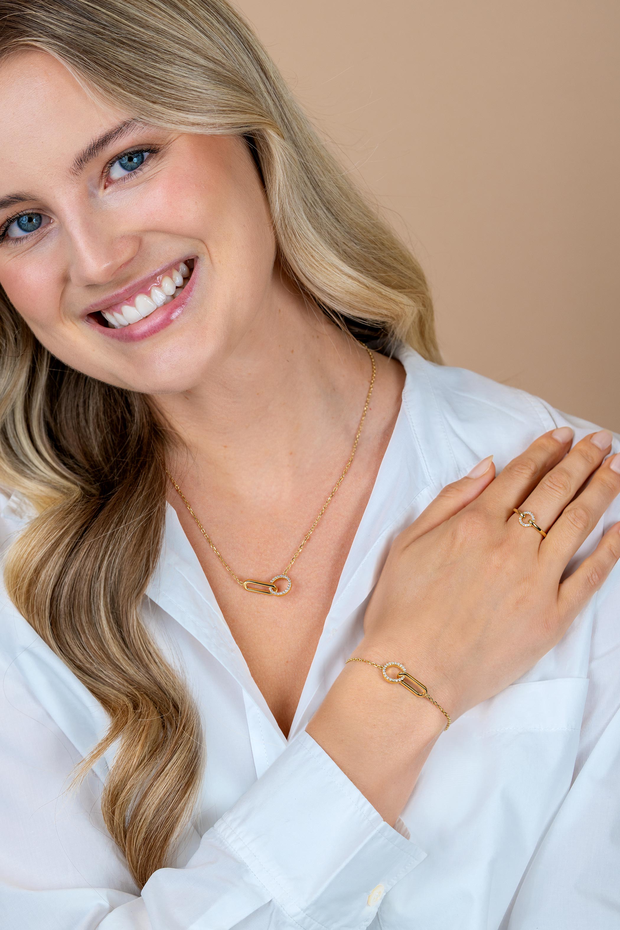 ZINZI zlv. ring gg.verg. open rondje zirconia's mt.62