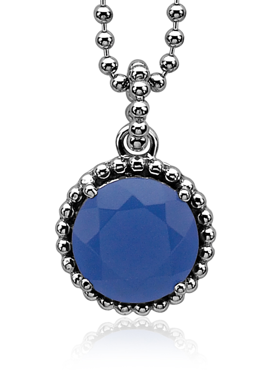ZINZI Sterling Silver Pendant Blue ZIH842B
