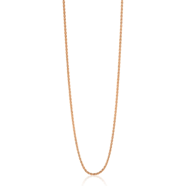 ZINZI zlv. palmier collier 80 cm rosé verguld