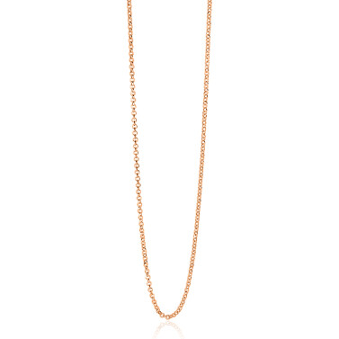 ZINZI zlv. jasseron collier 60 cm rosé verguld