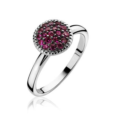 ZINZI Sterling Silver Ring Red ZIR930R