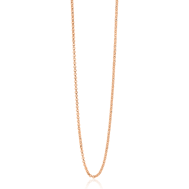 ZINZI zlv. jasseron collier 90 cm rosé verguld