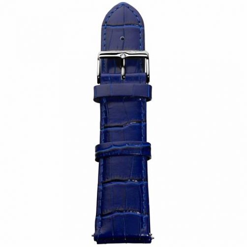 Zinzi leren horlogeband blauw UNOBAND1 