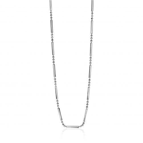 ZINZI Sterling Silver Fantasy Necklace with Bars 40-44cm ZIC1452