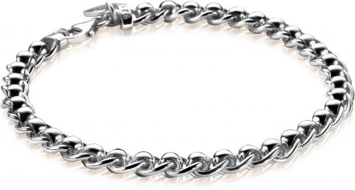 Zinzi zilveren schakelarmband 5mm breed 19cm ZIA1075 