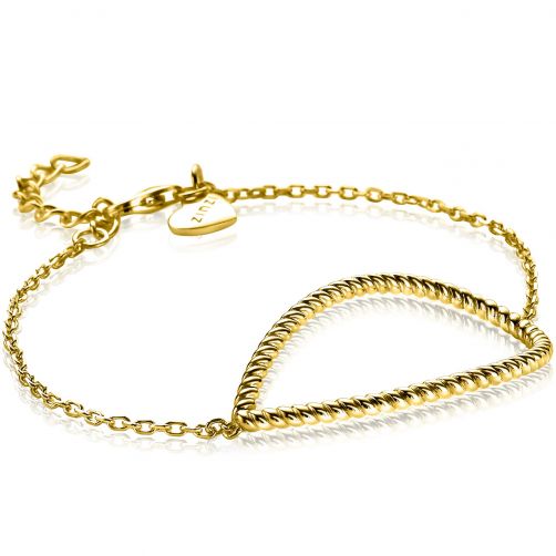 ZINZI Gold Plated Sterling Silver Bracelet Drop ZIA2046G