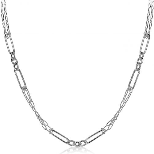 ZINZI Sterling Silver Necklace Trendy Chain 45cm ZIC1991