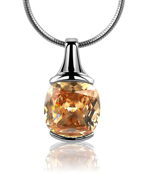 Zinzi zilveren hanger champagne ZIH1021C 