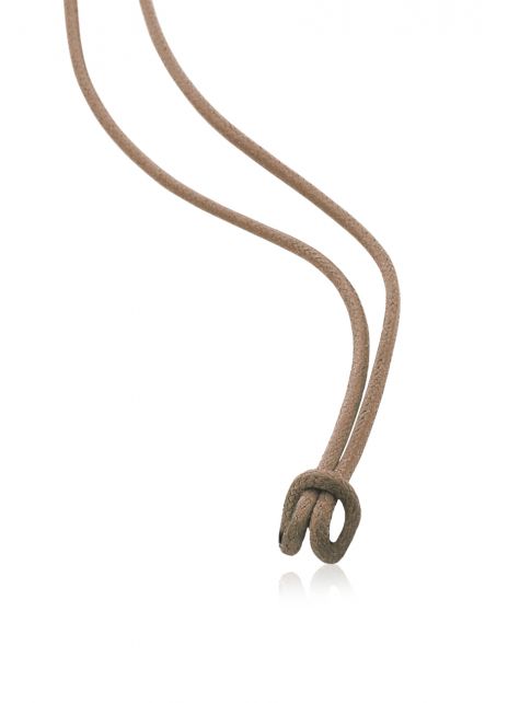 ZINZI Cord Necklace Beige ZIKBEIGE