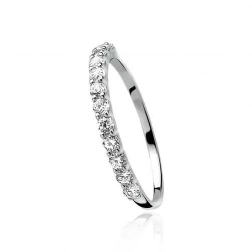 ZINZI Sterling Silver Ring White ZIR827