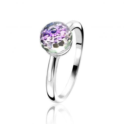 ZINZI Sterling Silver Ring Purple ZIR1069P