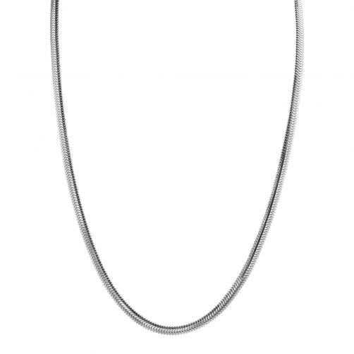 ZINZI Sterling Silver Snake Chain Necklace 45cm 3.5mm width ZIC2402