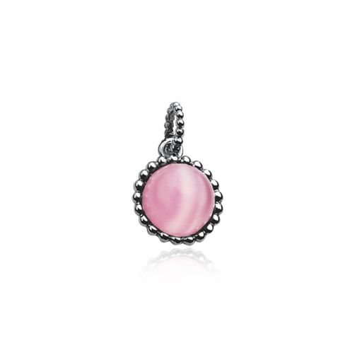 Zinzi zilveren hanger roze ZIH793R