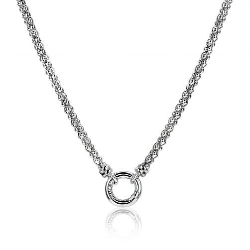 ZINZI zilveren fantasie collier 3,5mm breed 43cm ZIC1396