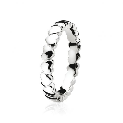 ZINZI Sterling Silver Ring Heart ZIR601