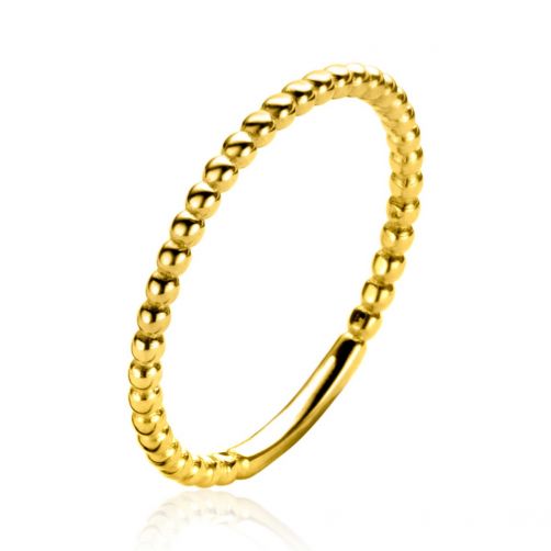 ZINZI 14K Gold Ring Beads 1.5 mm width ZGR372