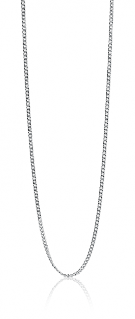 60cm ZINZI Sterling Silver Curb Chain Necklace ZILC-G60