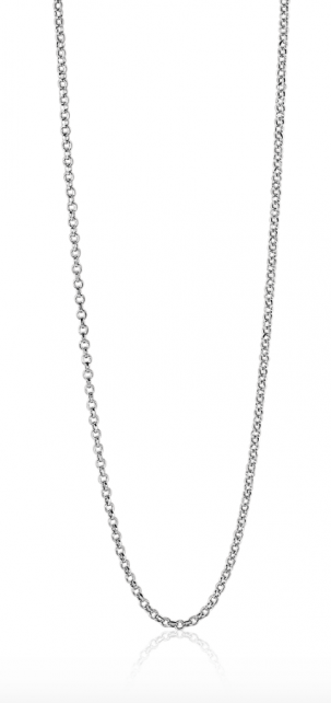 45cm ZINZI Sterling Silver Rolo Chain Necklace ZILC-J45