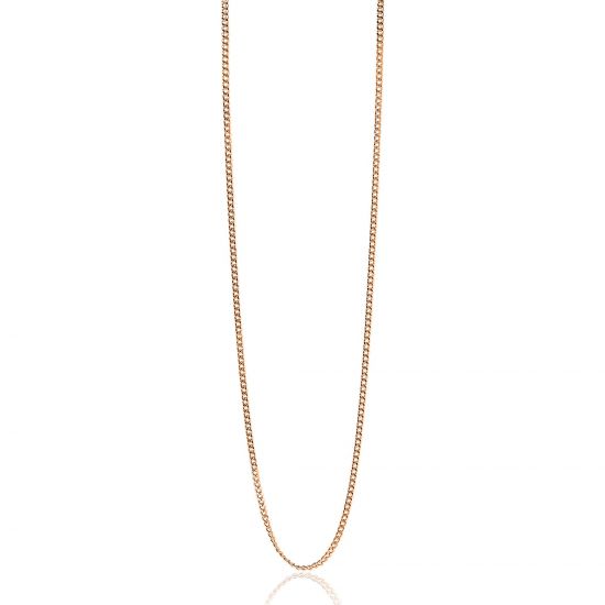 ZINZI zlv. gourmet collier 60 cm rosé verguld