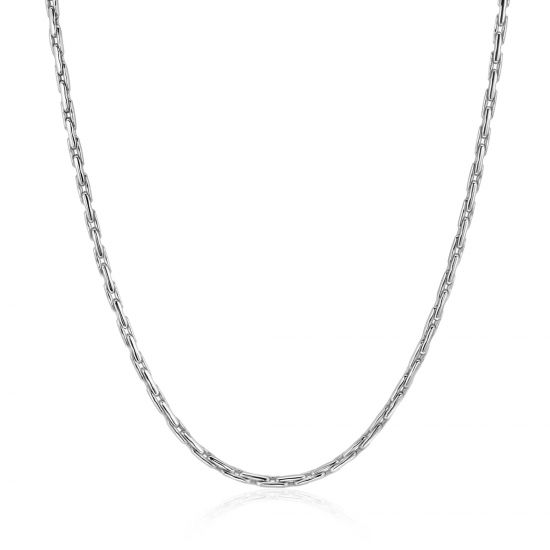 ZINZI silver link necklace 2.3mm wide 43-45cm ZIC2648