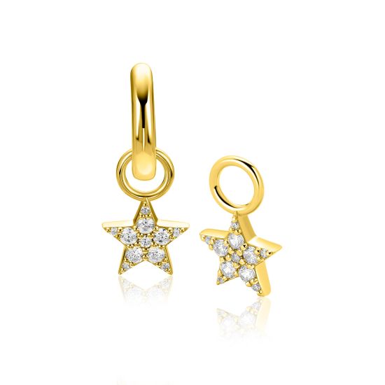 ZINZI zlv. oorbedels gg.verg.ster pave bezet zirc.