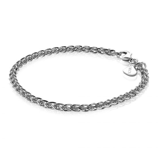 ZINZI Sterling Silver Wheat Chain Bracelet 3,5mm ZIA1260